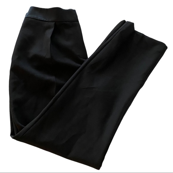 White House Black Market The Straight Leg Tuxedo Black Pant 0 SHORT - Picture 3 of 7